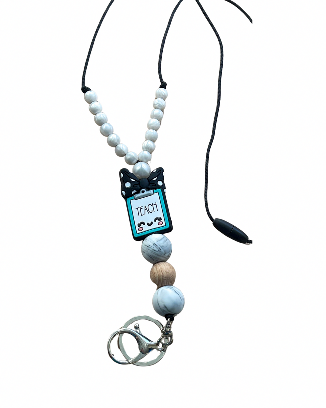 Sweet Teach Beaded Breakaway Lanyard